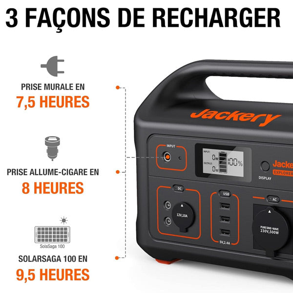 Batterie nomade Jackery Explorer 500