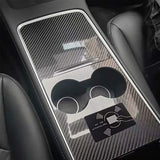 Console centrale carbone<br> Tesla Model 3 - Y - Model Sport