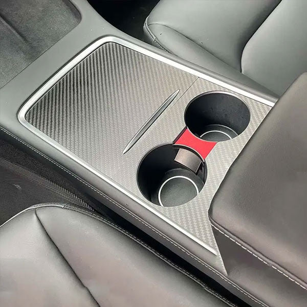 Console centrale carbone<br> Tesla Model 3 - Y - Model Sport