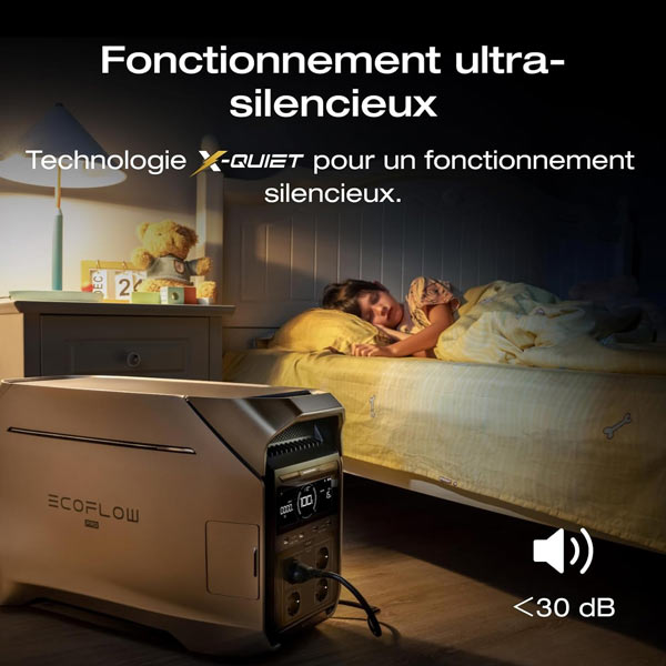 Station électrique portable EF Ecoflow Delta Pro 3