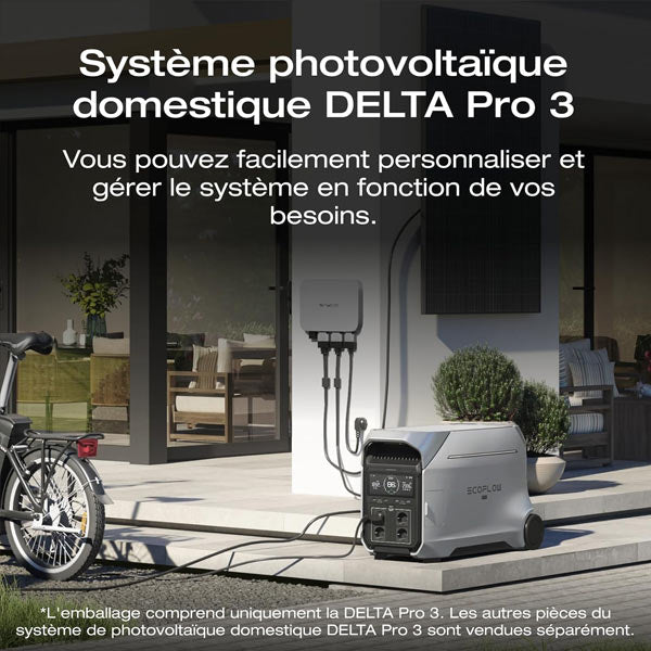 Station électrique portable EF Ecoflow Delta Pro 3