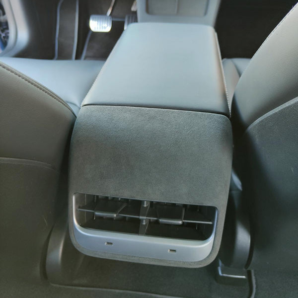 Partie arrière console Alcantara®<br> Tesla Model 3 - Y - Model Sport