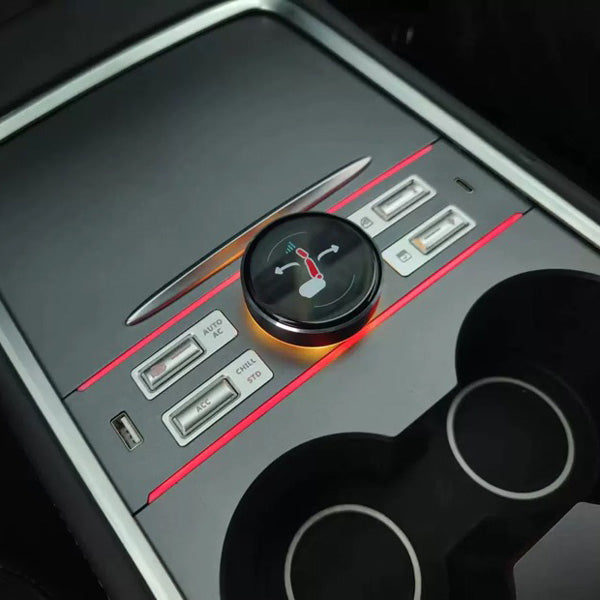 Bouton rotatif de console<br> Tesla Model 3 - Y - Highland