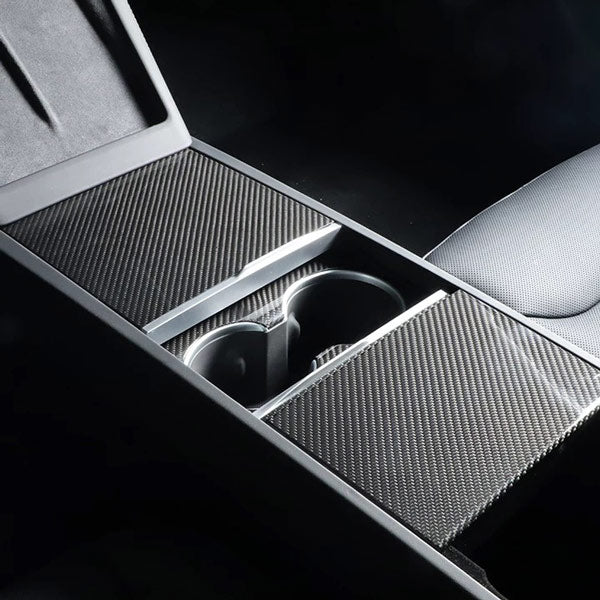 Console centrale carbone<br> Tesla Model 3 Highland