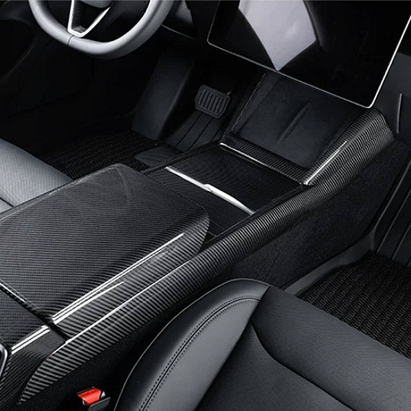 Garnitures de console centrale carbone<br> Tesla Model 3 2024 Highland