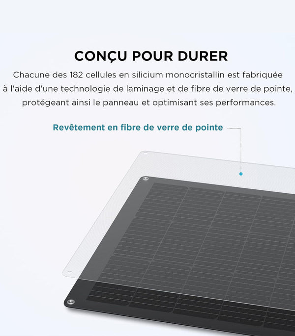 Panneau Solaire flexible Ecoflow 100w