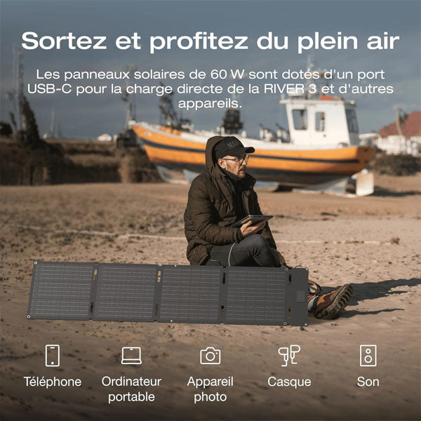 Panneau Solaire Ecoflow 60w