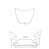 Kit face avant PPF prédécoupé<br> Tesla Model 3