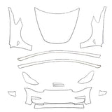Kit face avant PPF prédécoupé<br> Tesla Model 3