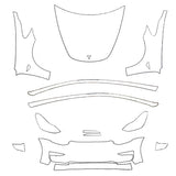 Kit face avant PPF prédécoupé<br> Tesla Model 3
