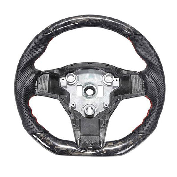 Accessoire Tesla Model 3 - Y <br> Volant carbone forgé sport - Model Sport