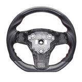 Accessoire Tesla Model 3 - Y<br> Volant carbone forgé sport<br> 6 finitions - Model Sport