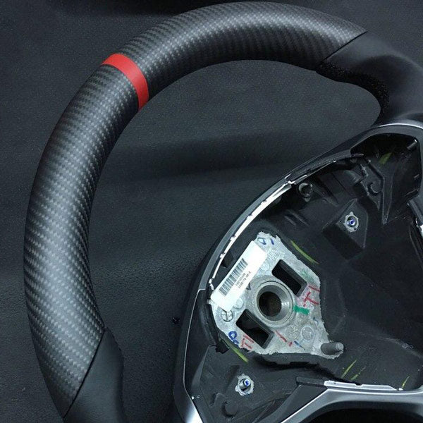 Accessoire Tesla Model S <br> Volant carbone mat - Model Sport