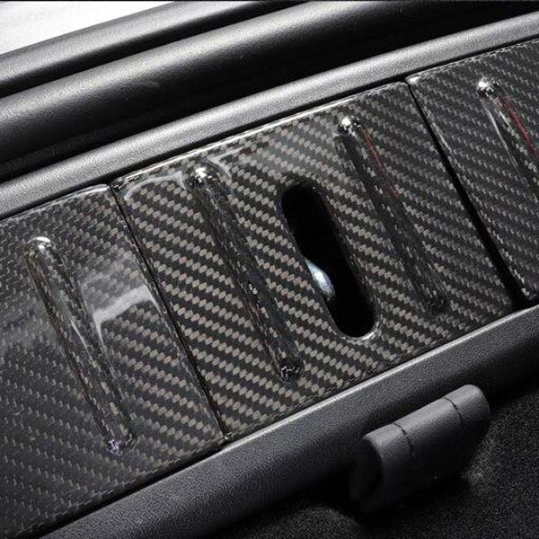 Accessoire Tesla Model X <br> Protection de coffre Carbone - Model Sport