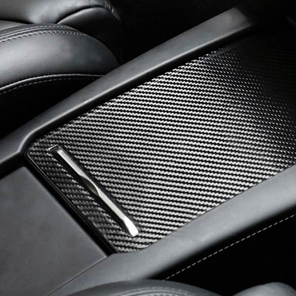 Console centrale carbone<br> Tesla Model S - X - Model Sport