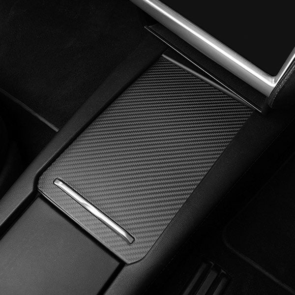 Console centrale carbone<br> Tesla Model S - X - Model Sport