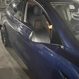 Coque rétroviseur carbone<br> Tesla Model Y - Model Sport