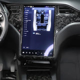 Accessoire Tesla Model S - X<br> Garniture d'écran carbone<br> 3 finitions - Model Sport