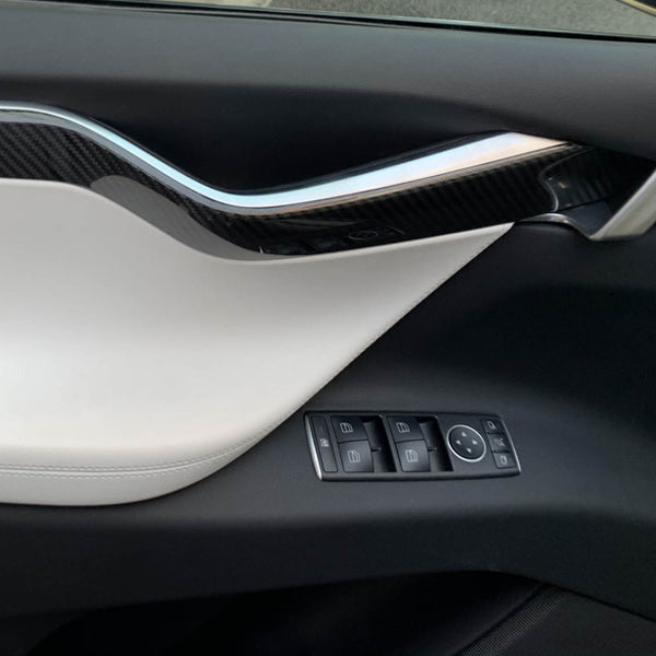 Insert de porte carbone<br> Tesla Model X - Model Sport
