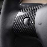 Insert volant carbone<br> Tesla Model 3 - Y - Model Sport