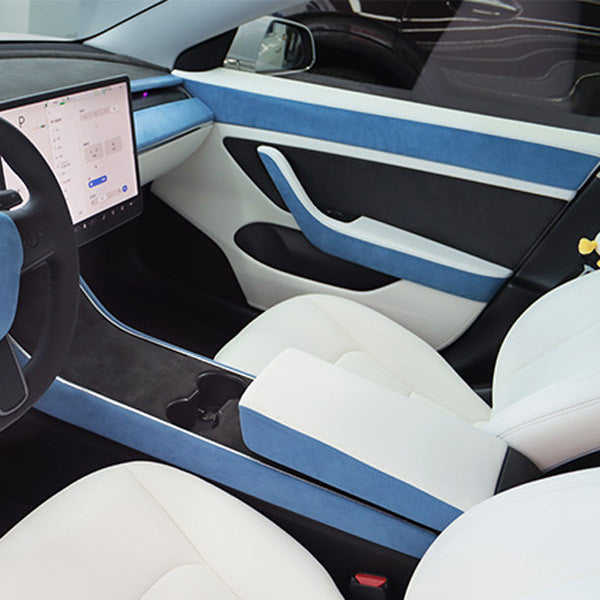 Habillage de panneau de porte Alcantara®<br> Tesla Model 3 - Model Sport