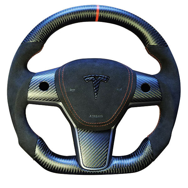 Race<br> carbon steering wheel Tesla Model 3 - Y