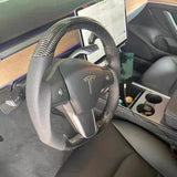 Race<br> carbon steering wheel Tesla Model 3 - Y