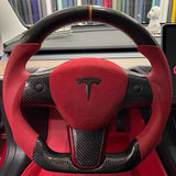 Race<br> carbon steering wheel Tesla Model 3 - Y