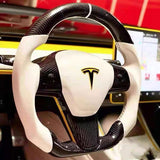 Race<br> carbon steering wheel Tesla Model 3 - Y