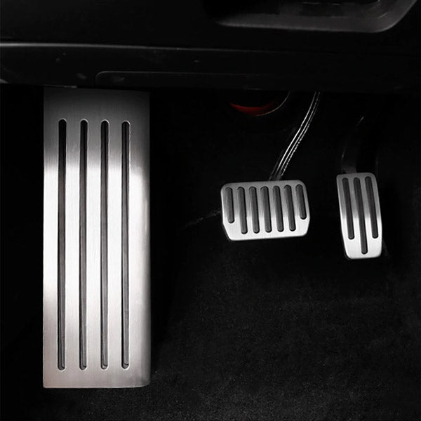 Accessoire Tesla Model 3 <br>Kit pédales en aluminium avec repose pied - Model Sport