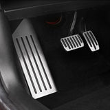 Accessoire Tesla Model 3 <br>Kit pédales en aluminium avec repose pied - Model Sport
