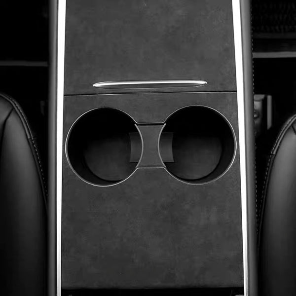 Bloque gobelet Alcantara®<br> Tesla Model 3 - Y - Model Sport