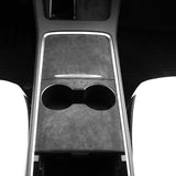 Protection console centrale Alcantara<br> Tesla Model 3 - Y 2021 - Model Sport