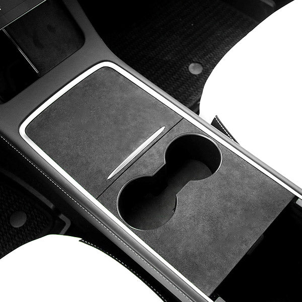 Protection console centrale Alcantara<br> Tesla Model 3 - Y 2021 - Model Sport