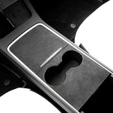 Protection console centrale Alcantara<br> Tesla Model 3 - Y 2021 - Model Sport