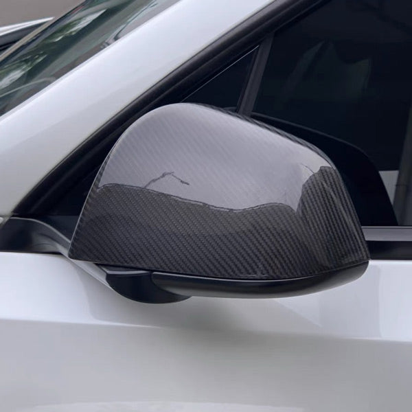 Coque rétroviseur carbone<br> Tesla Model Y - Model Sport