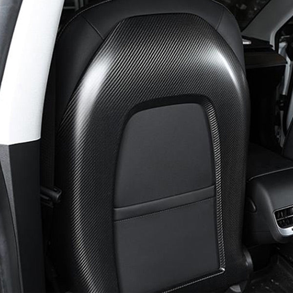Accessoire Tesla Model 3 - Y<br> Dosseret de siège carbone<br> 2 finitions - Model Sport