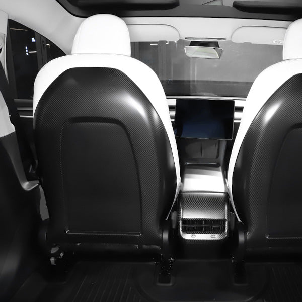 Dossier de siège carbone<br> Tesla Model 3 - Y - Model Sport