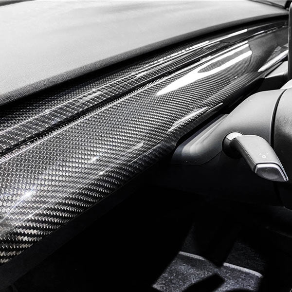 Tableau de bord full carbone<br> Tesla Model 3 - Y - Model Sport