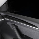 Insert de porte Carbone<br> Tesla Model 3 - Y 2021 - Model Sport