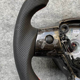 Garniture de volant carbone<br> Tesla Model 3 - Y - Model Sport