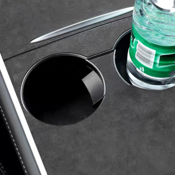 Bloque gobelet Alcantara®<br> Tesla Model 3 - Y - Model Sport