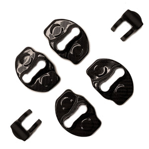 Habillage crochet de porte carbone<br> Tesla Model 3 - Y - Model Sport