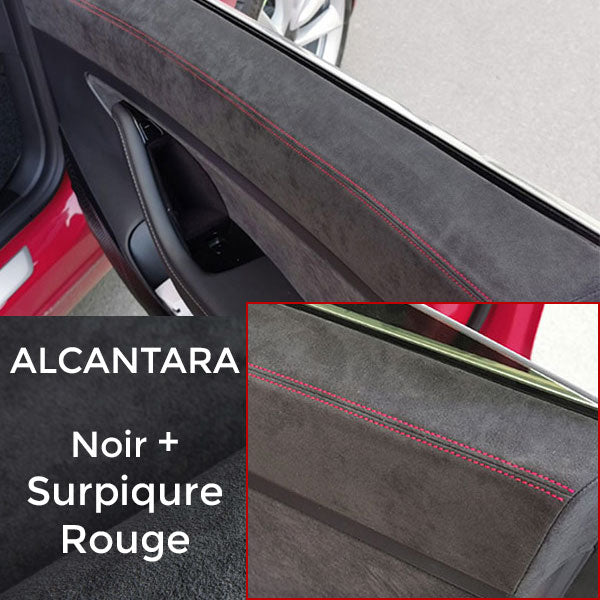 Habillage de panneau de porte Alcantara®<br> Tesla Model 3 - Model Sport