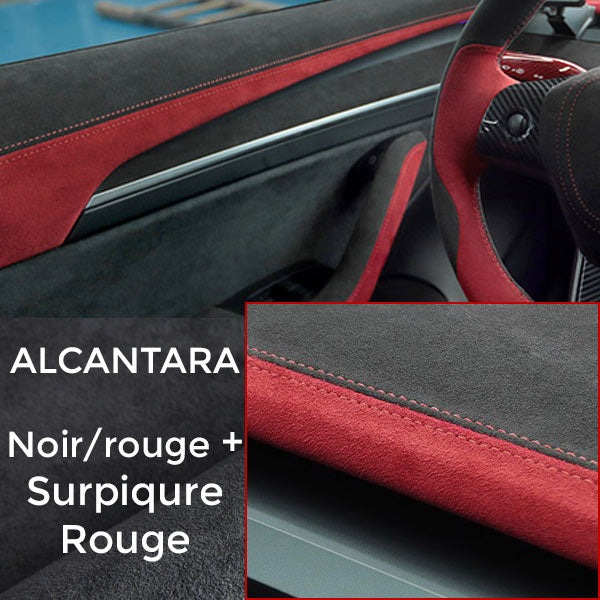 Habillage de panneau de porte Alcantara®<br> Tesla Model 3 - Model Sport