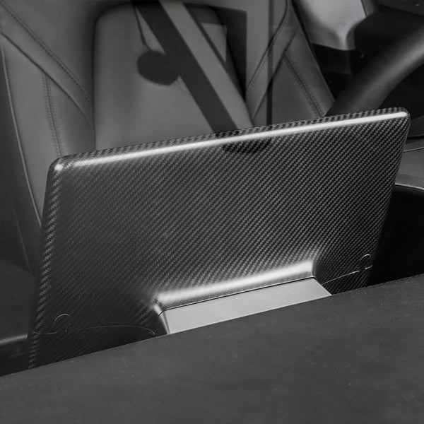 Couvre écran carbone<br> Tesla Model 3 - Y - Model Sport