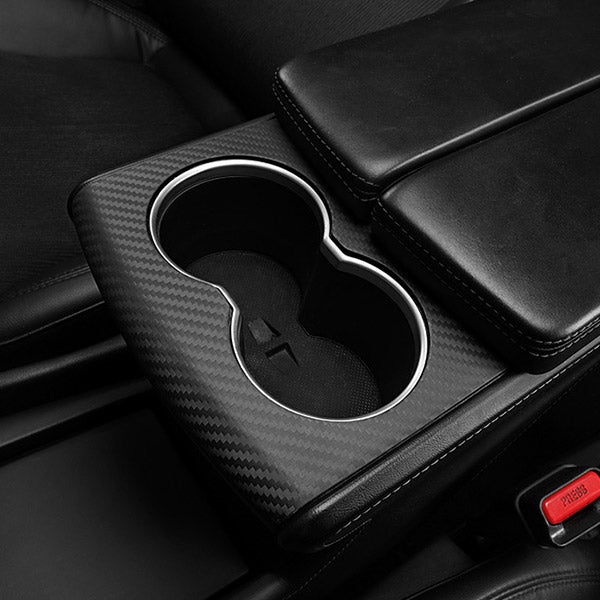 Porte gobelet carbone<br> Tesla Model S - X - Model Sport