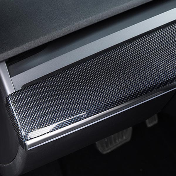Insert tableau de bord carbone<br> Tesla Model 3 - Y - Model Sport