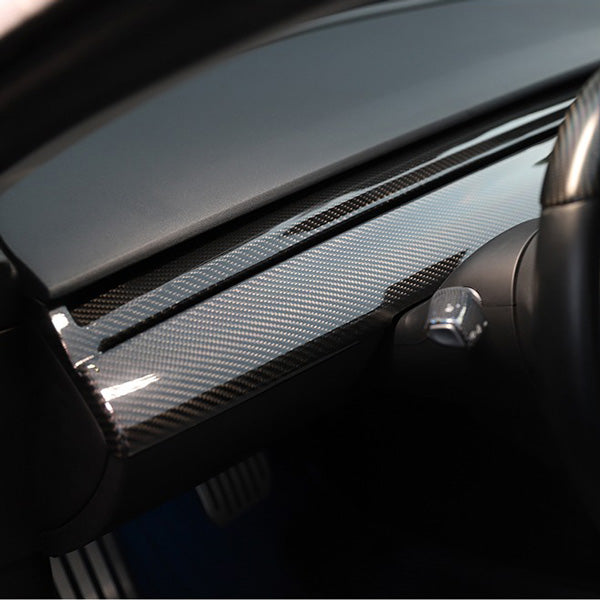Tableau de bord full carbone<br> Tesla Model 3 - Y - Model Sport