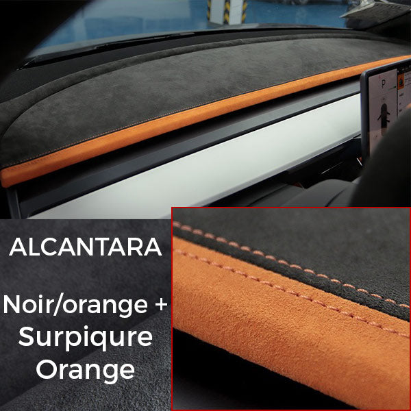 Planche de bord Alcantara®<br> Tesla Model 3 - Model Sport